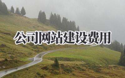 公司网站建设费用