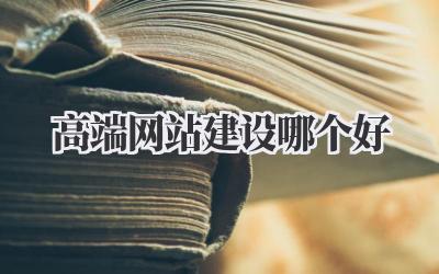 高端网站建设哪个好