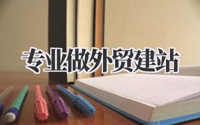 专业做外贸建站
