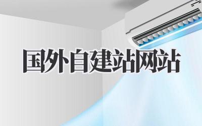 国外自建站网站