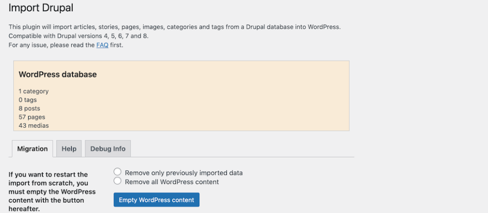 如何将 Drupal 网站迁移到 WordPress插图4